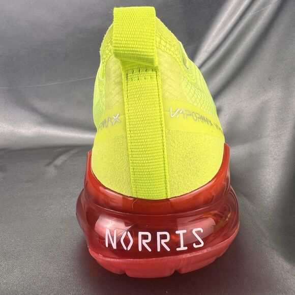Nike‎ By You Custom Air Vapormax 2019 BQ8775-991 Men’s 10.5 Neon Yellow Red RARE - Picture 14 of 17